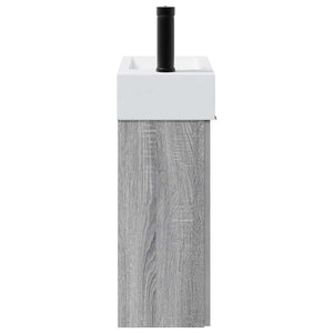 Μονάδα μπάνιου με βρύση Γκρι Sonoma 45,5 x 22,5 x 84 εκ - Pakobazaar