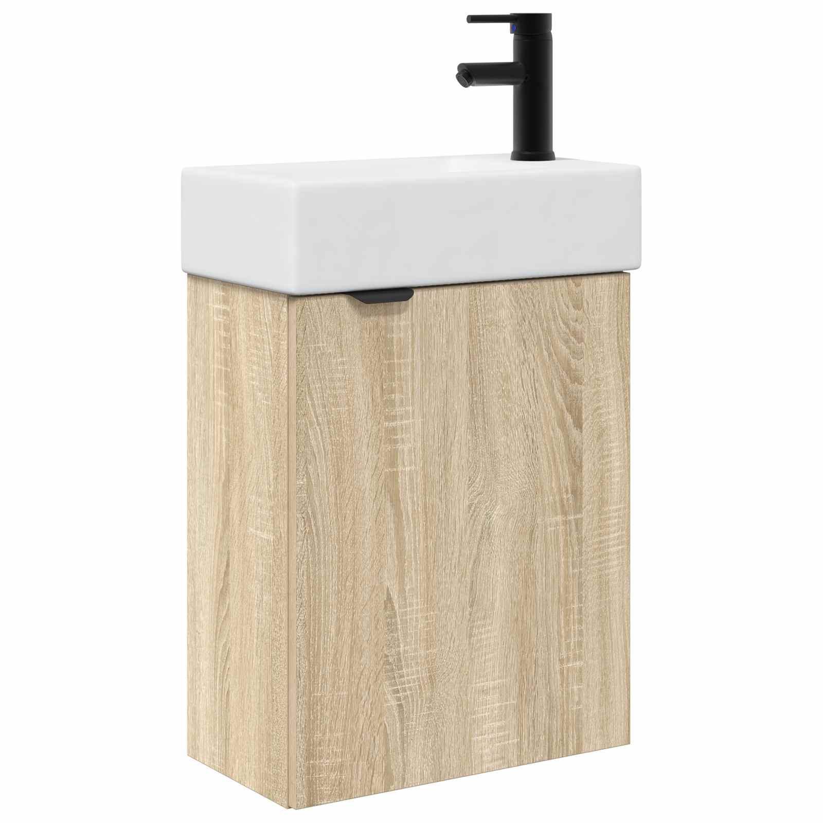 Μονάδα μπάνιου με βρύση Sonoma Δρυς 45,5 x 22,5 x 84 εκ - Pakobazaar