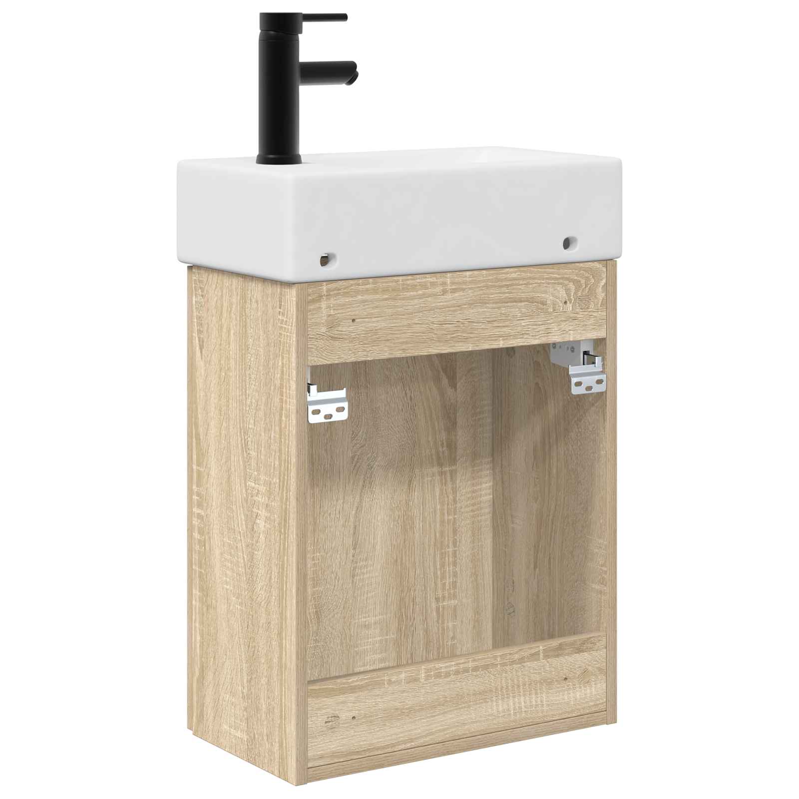 Μονάδα μπάνιου με βρύση Sonoma Δρυς 45,5 x 22,5 x 84 εκ - Pakobazaar