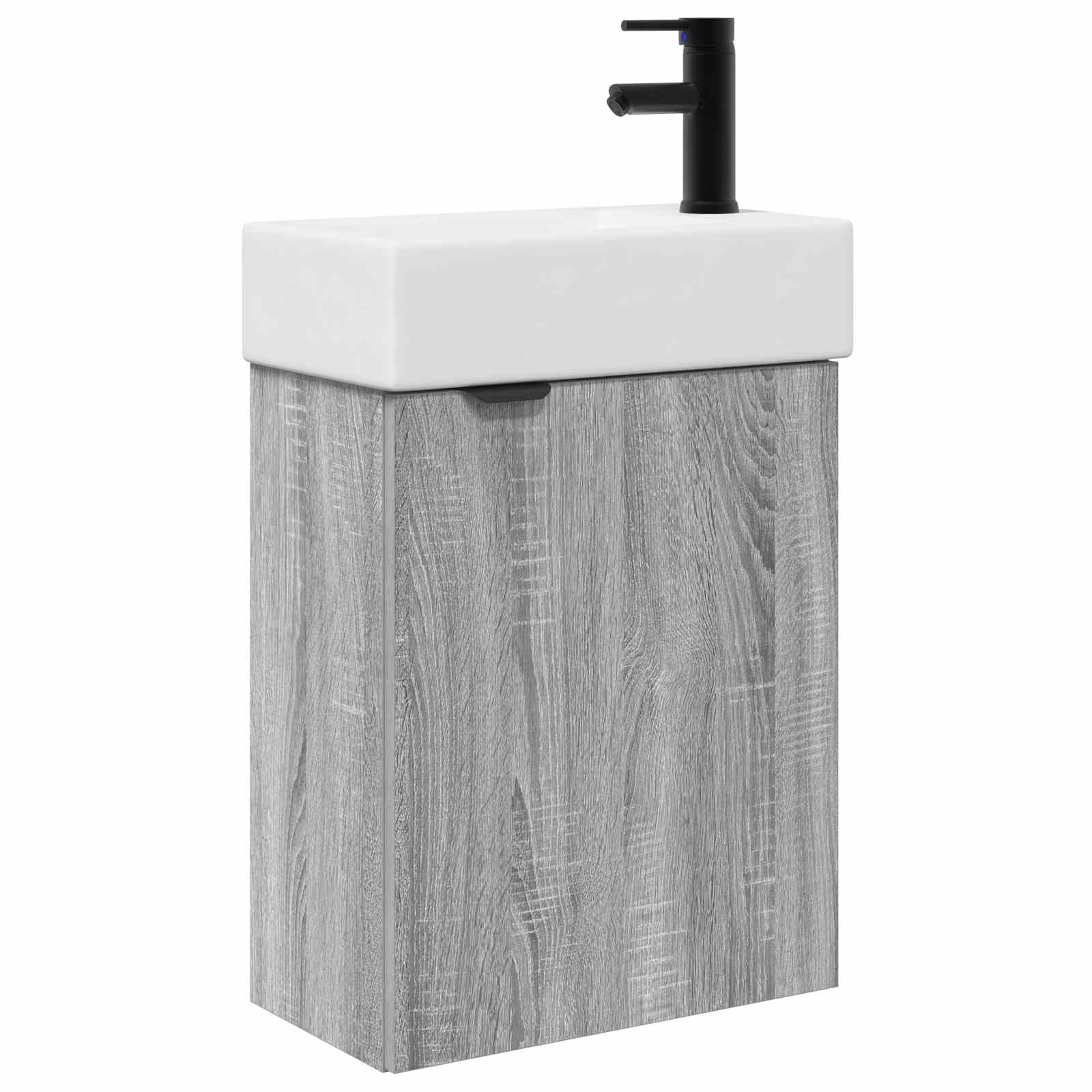 Μονάδα μπάνιου με βρύση Γκρι Sonoma 45,5 x 22,5 x 84 εκ - Pakobazaar