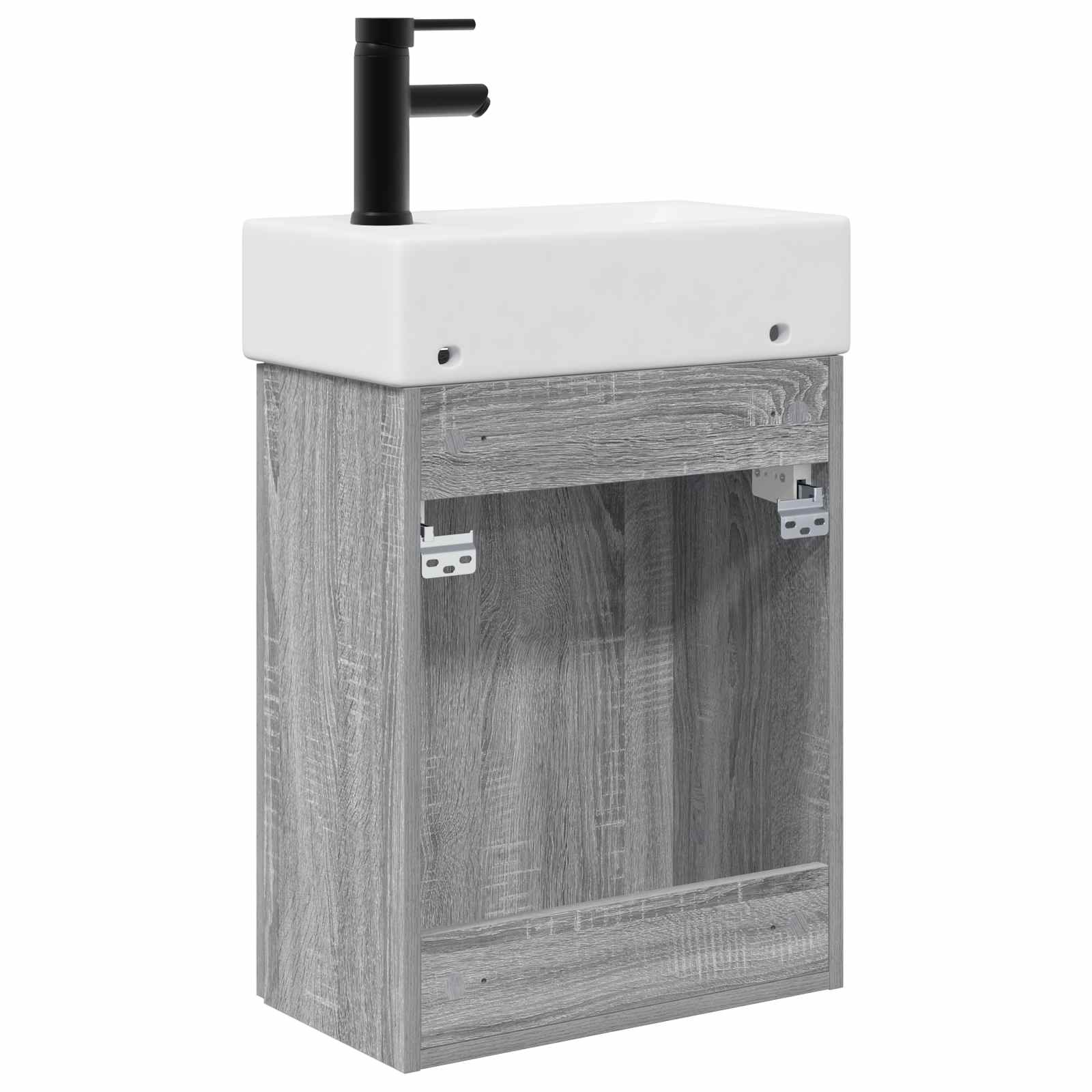 Μονάδα μπάνιου με βρύση Γκρι Sonoma 45,5 x 22,5 x 84 εκ - Pakobazaar