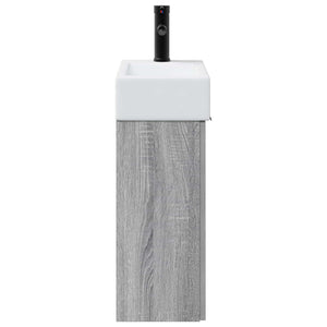 Μονάδα μπάνιου με βρύση Γκρι Sonoma 45,5 x 22,5 x 84 εκ - Pakobazaar