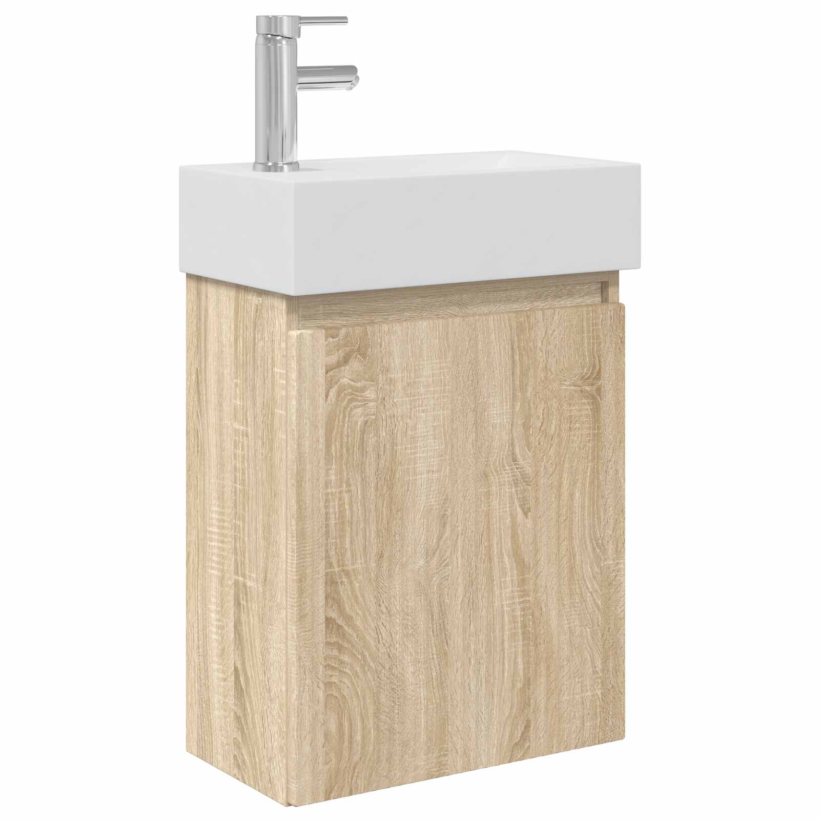 Μονάδα μπάνιου με βρύση Sonoma Δρυς 45,5 x 22,5 x 84 εκ - Pakobazaar