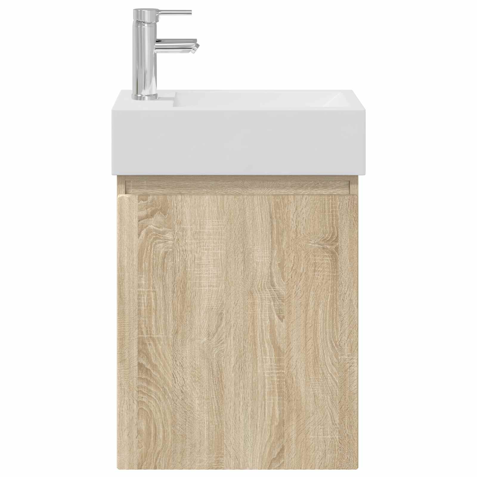 Μονάδα μπάνιου με βρύση Sonoma Δρυς 45,5 x 22,5 x 84 εκ - Pakobazaar