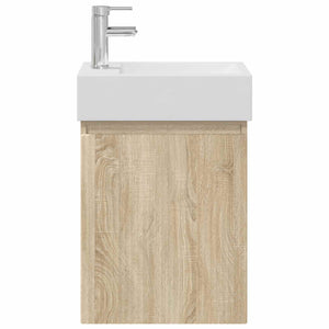Μονάδα μπάνιου με βρύση Sonoma Δρυς 45,5 x 22,5 x 84 εκ - Pakobazaar