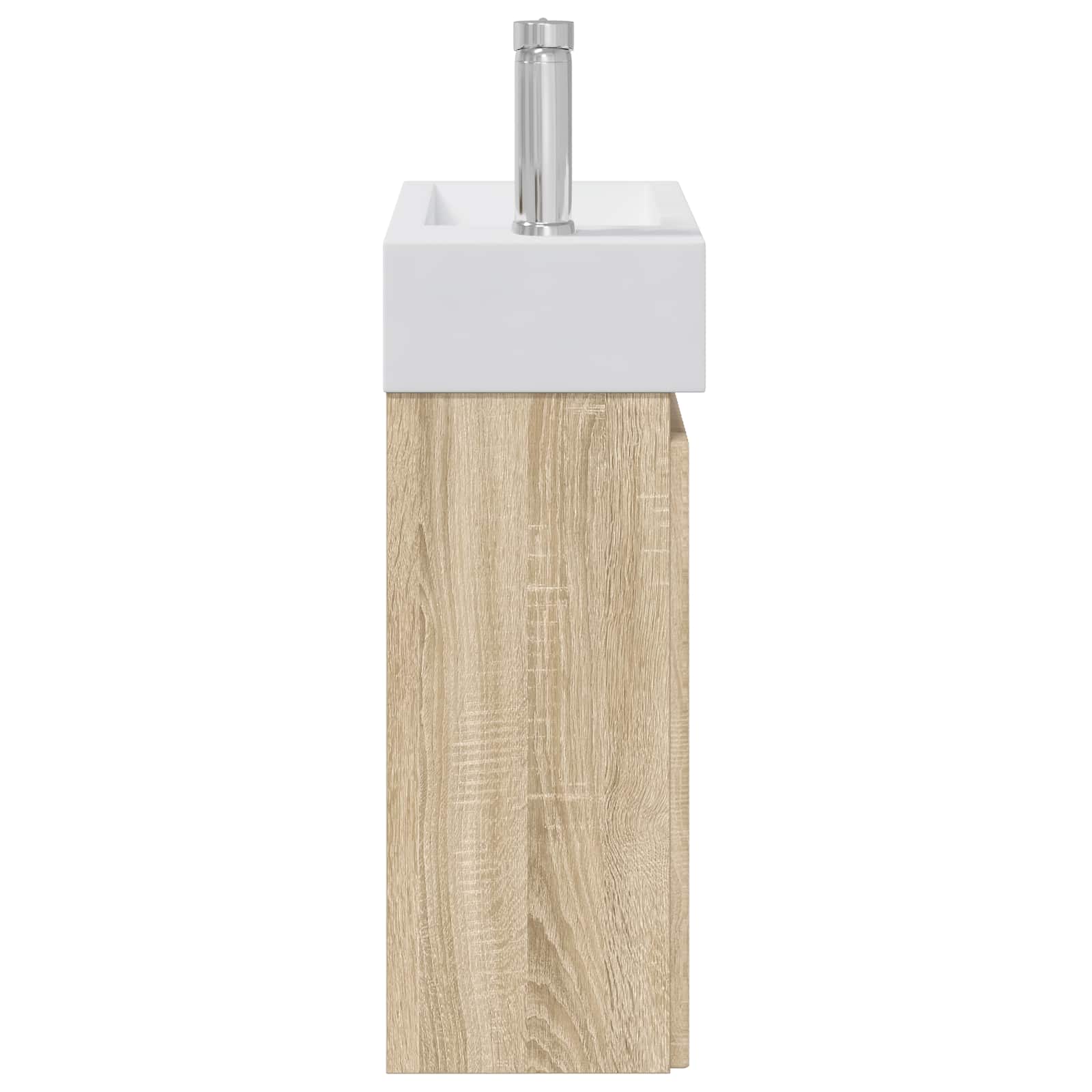 Μονάδα μπάνιου με βρύση Sonoma Δρυς 45,5 x 22,5 x 84 εκ - Pakobazaar