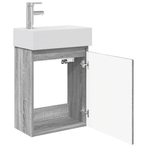Μονάδα μπάνιου με βρύση Γκρι Sonoma 45,5 x 22,5 x 84 εκ - Pakobazaar