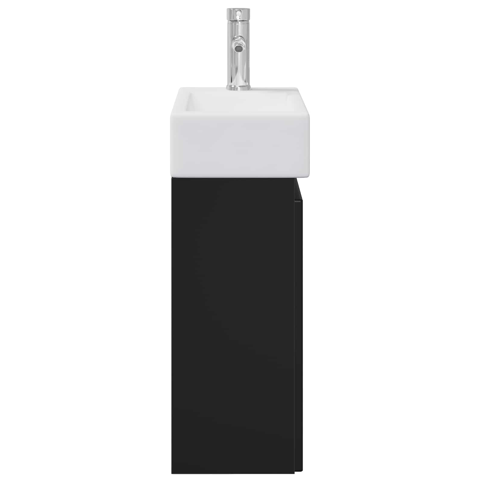 Μονάδα μπάνιου με βρύση Μαύρο 45,5 x 22,5 x 84 εκ - Pakobazaar