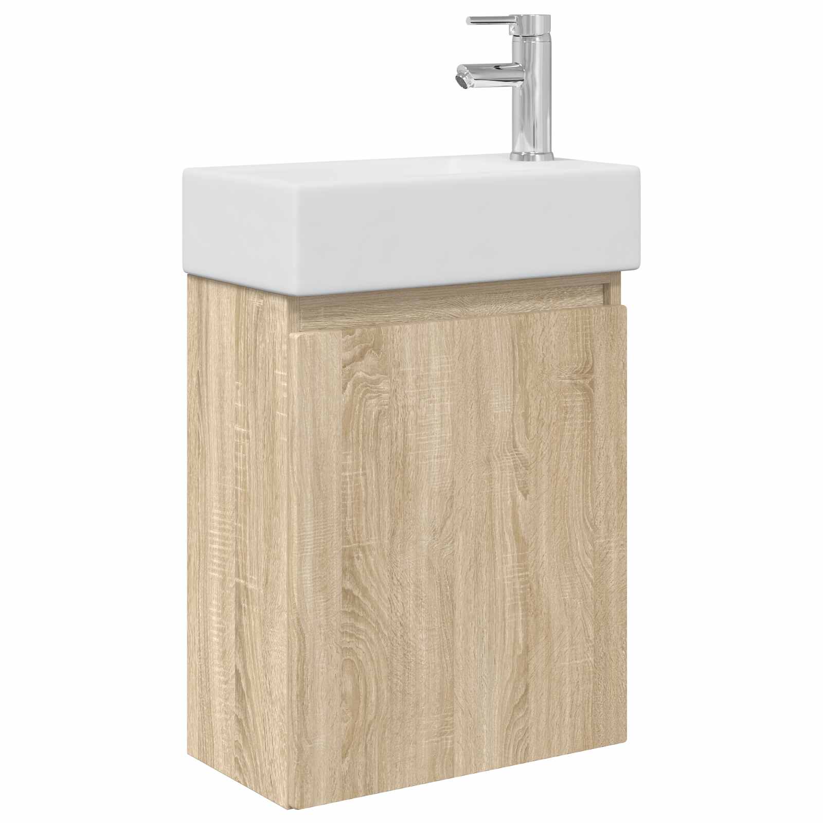 Μονάδα μπάνιου με βρύση Sonoma Δρυς 45,5 x 22,5 x 84 εκ - Pakobazaar