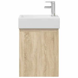 Μονάδα μπάνιου με βρύση Sonoma Δρυς 45,5 x 22,5 x 84 εκ - Pakobazaar