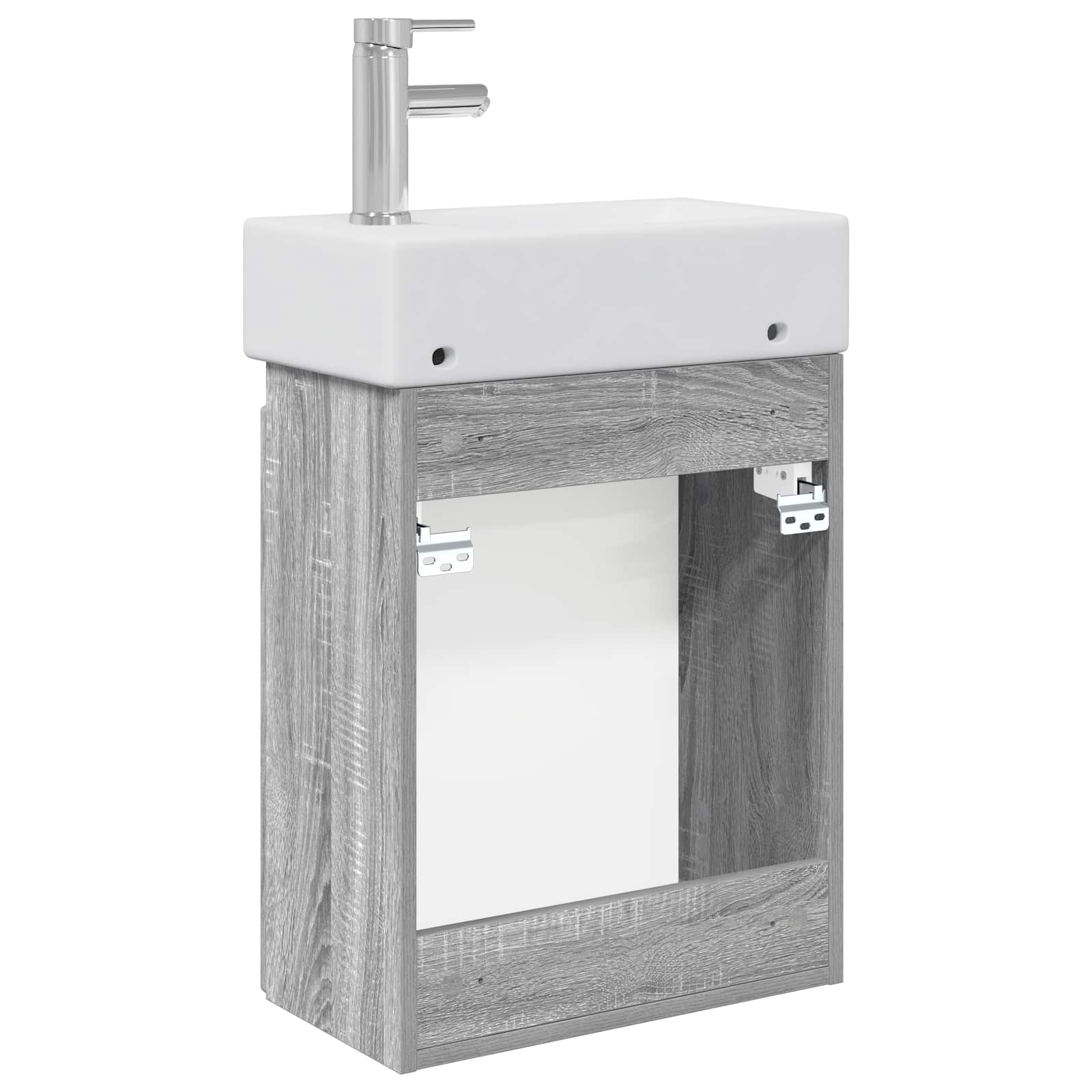 Μονάδα μπάνιου με βρύση Γκρι Sonoma 45,5 x 22,5 x 84 εκ - Pakobazaar