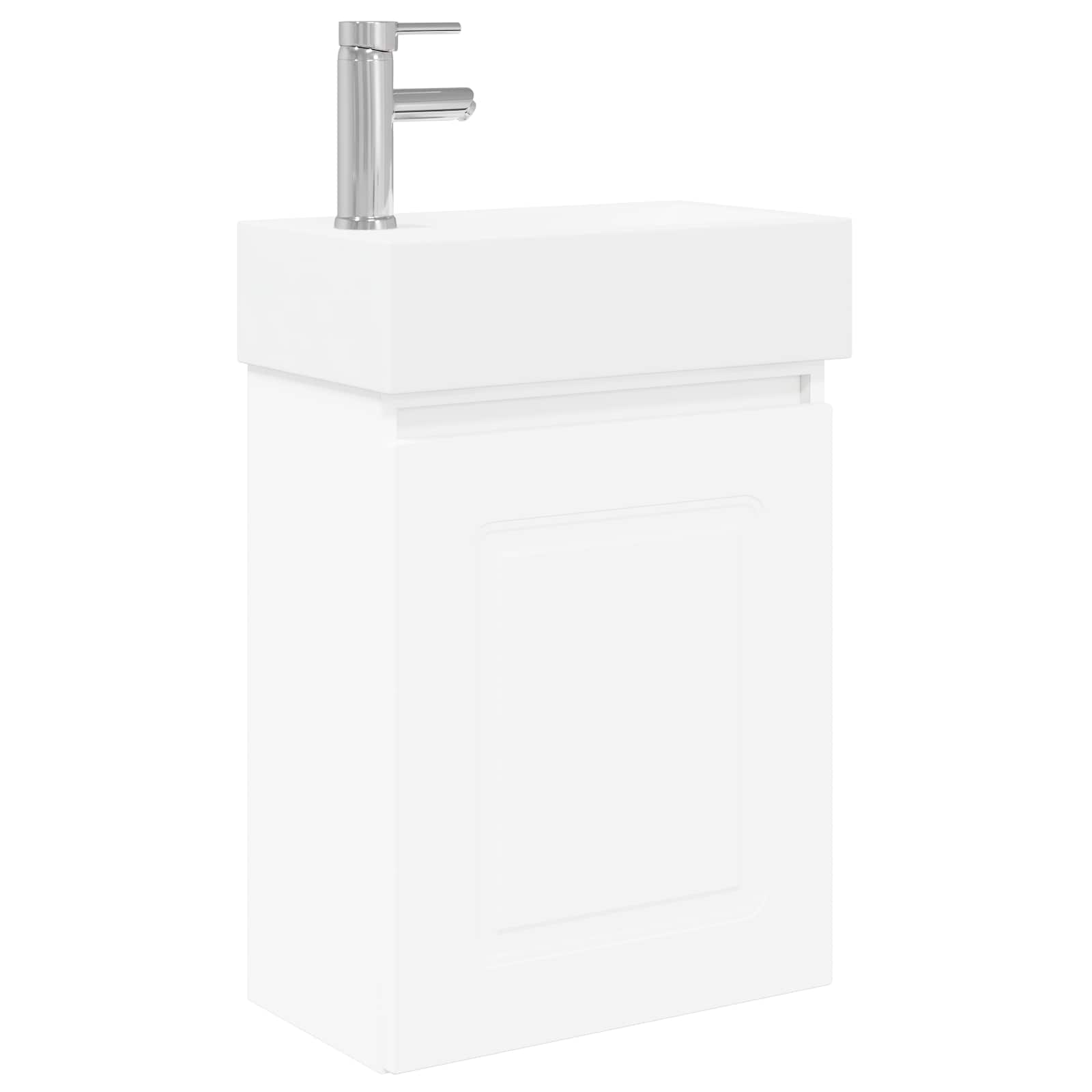 Μονάδα μπάνιου με βρύση Λευκό 45,5 x 22,5 x 84 εκ - Pakobazaar