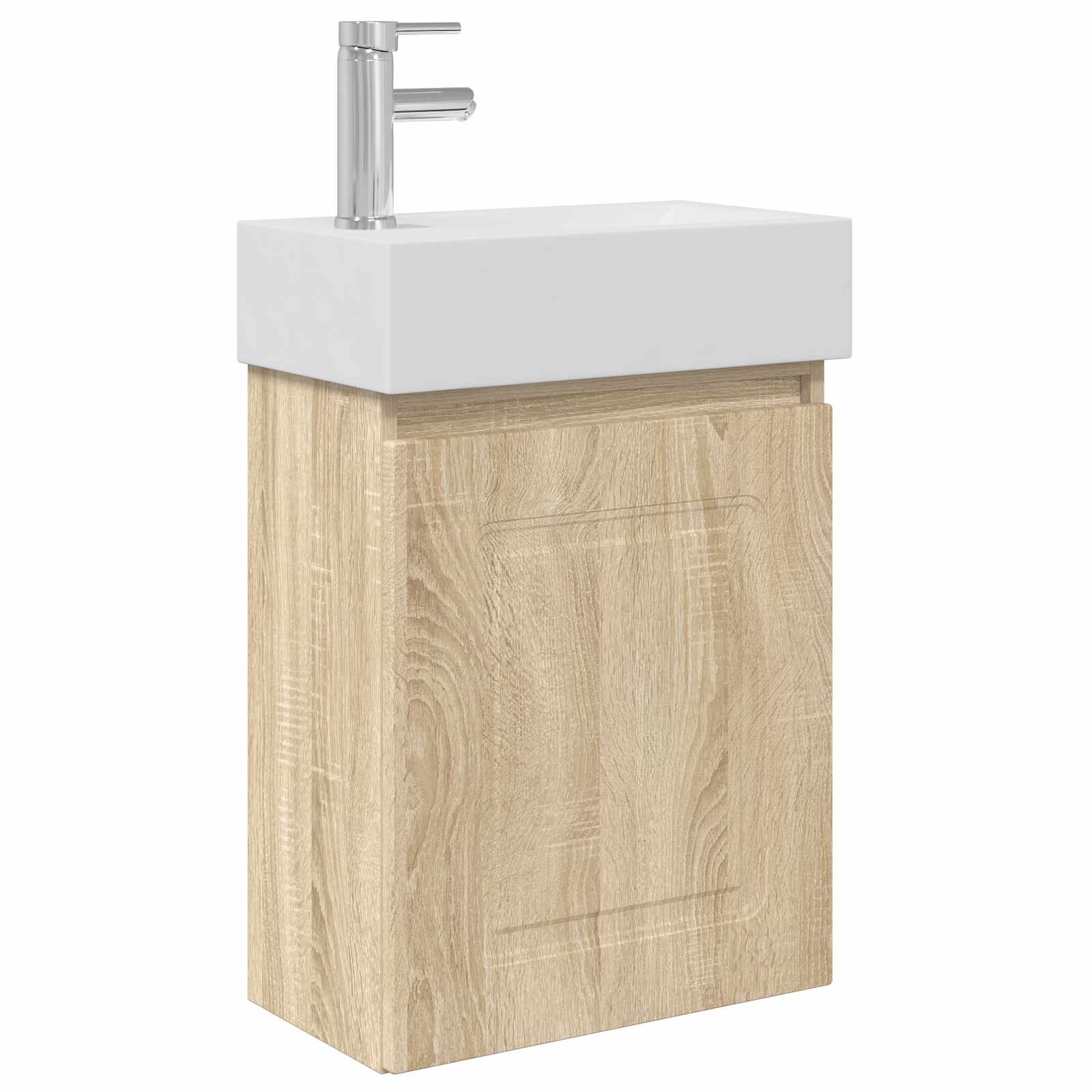 Μονάδα μπάνιου με βρύση Sonoma Δρυς 45,5 x 22,5 x 84 εκ - Pakobazaar
