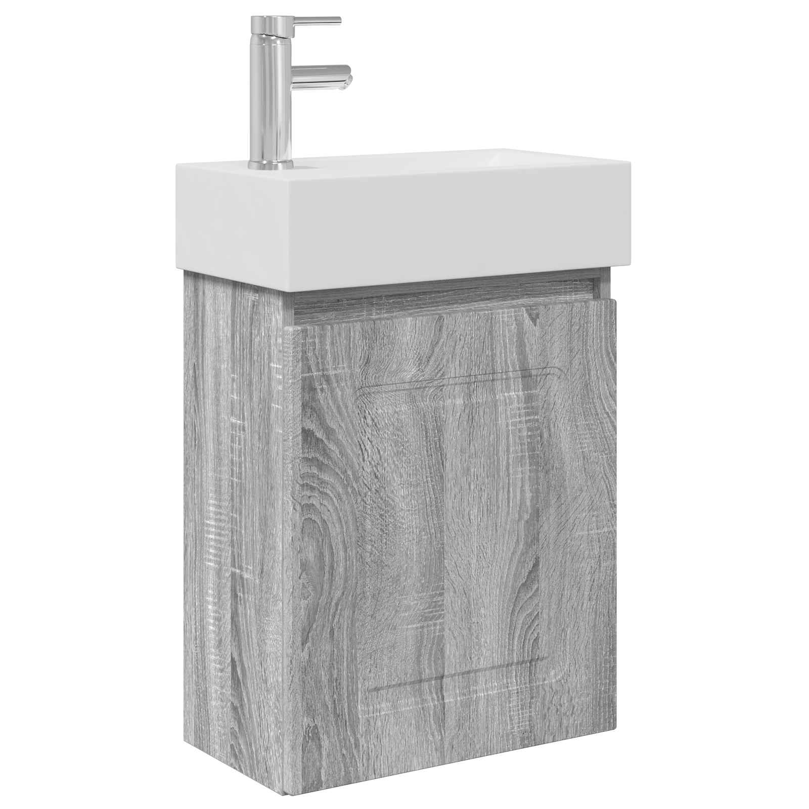 Μονάδα μπάνιου με βρύση Γκρι Sonoma 45,5 x 22,5 x 84 εκ - Pakobazaar