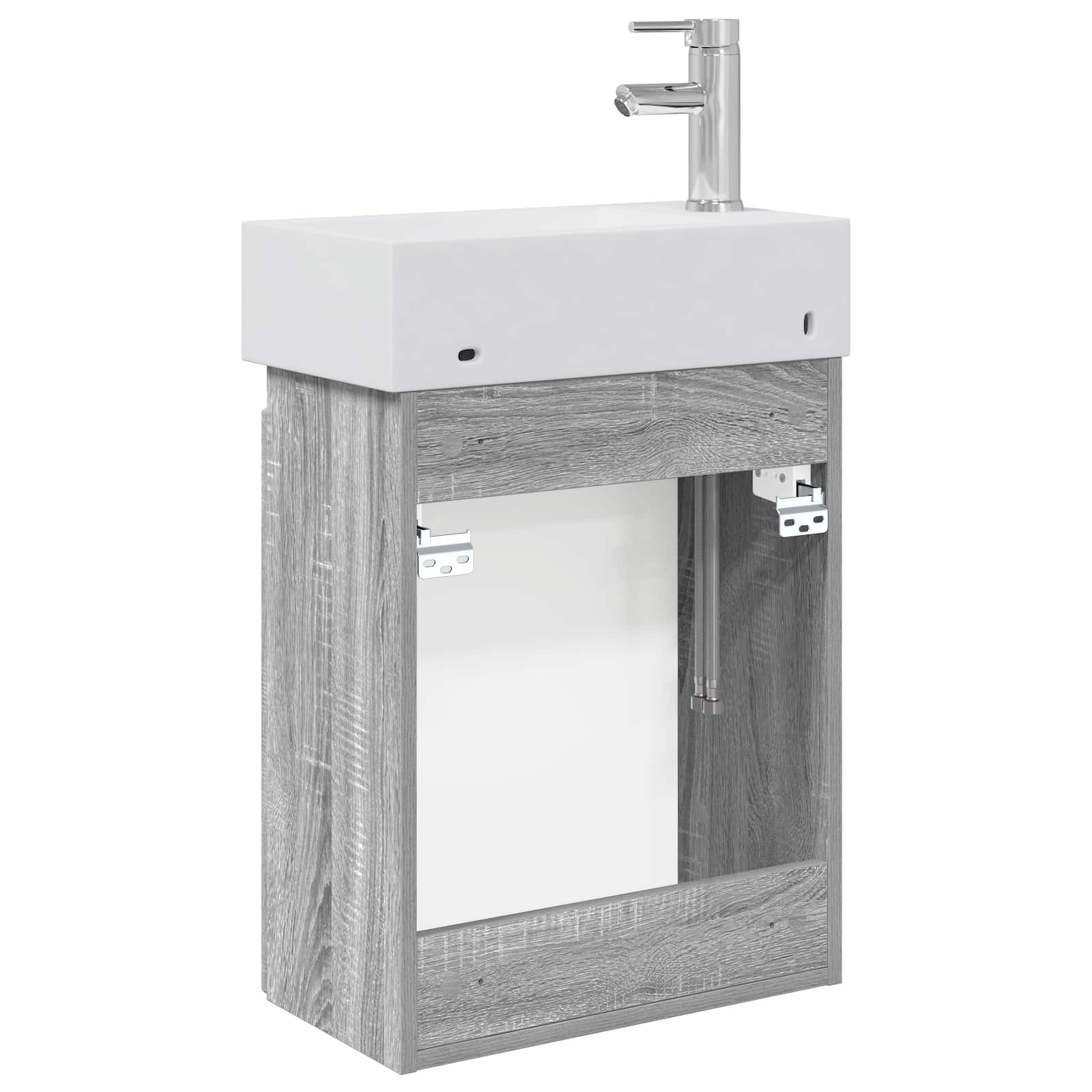Μονάδα μπάνιου με βρύση Γκρι Sonoma 45,5 x 22,5 x 84 εκ - Pakobazaar