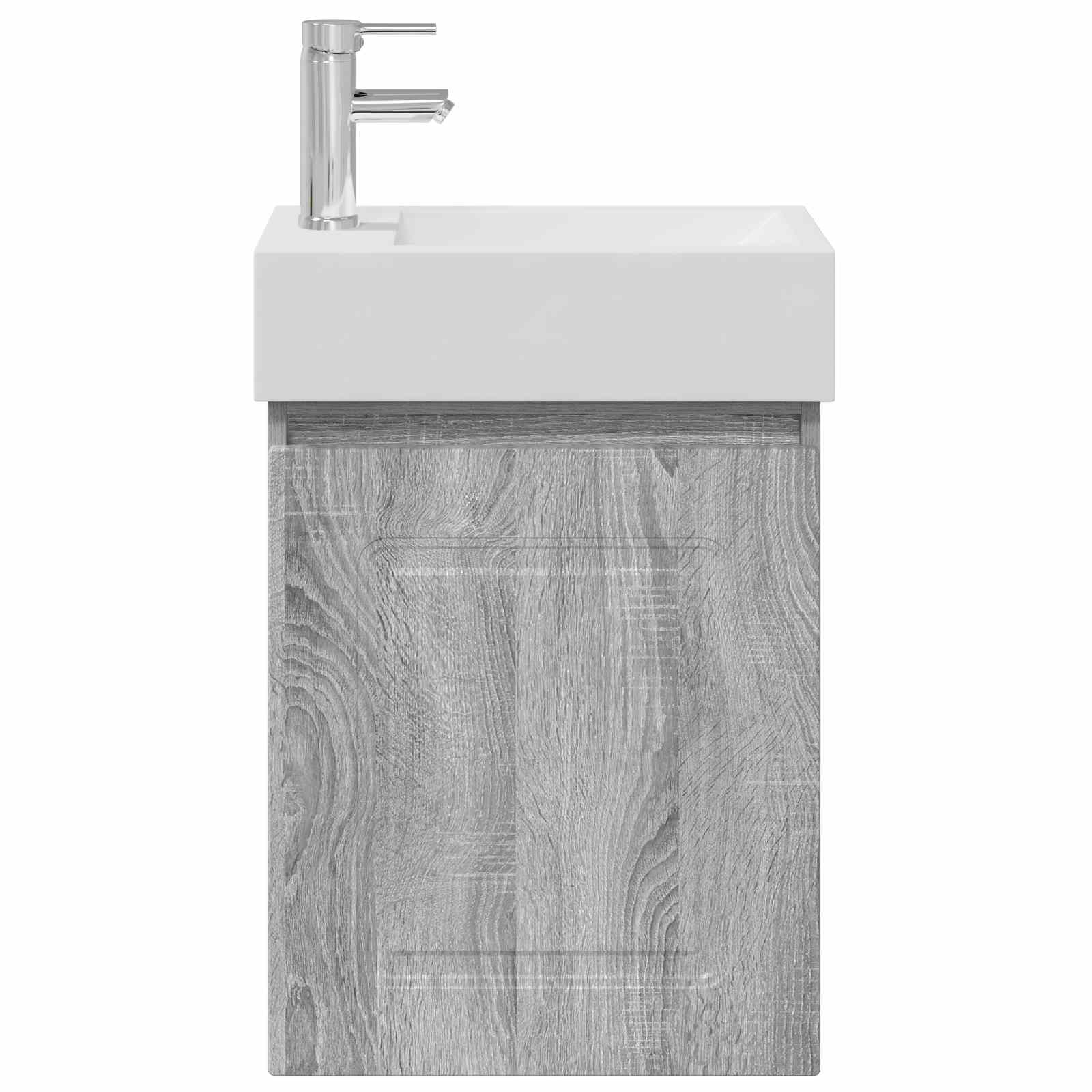 Μονάδα μπάνιου με βρύση Γκρι Sonoma 45,5 x 22,5 x 84 εκ - Pakobazaar