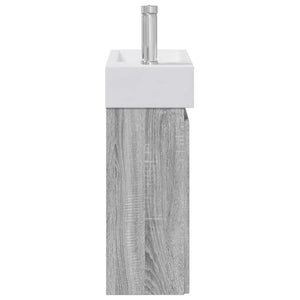Μονάδα μπάνιου με βρύση Γκρι Sonoma 45,5 x 22,5 x 84 εκ - Pakobazaar