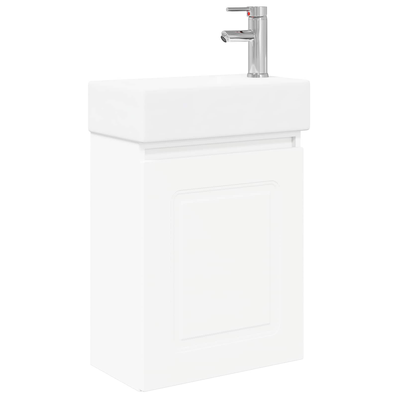 Μονάδα μπάνιου με βρύση Λευκό 45,5 x 22,5 x 84 εκ - Pakobazaar