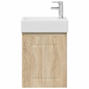 Μονάδα μπάνιου με βρύση Sonoma Δρυς 45,5 x 22,5 x 84 εκ - Pakobazaar
