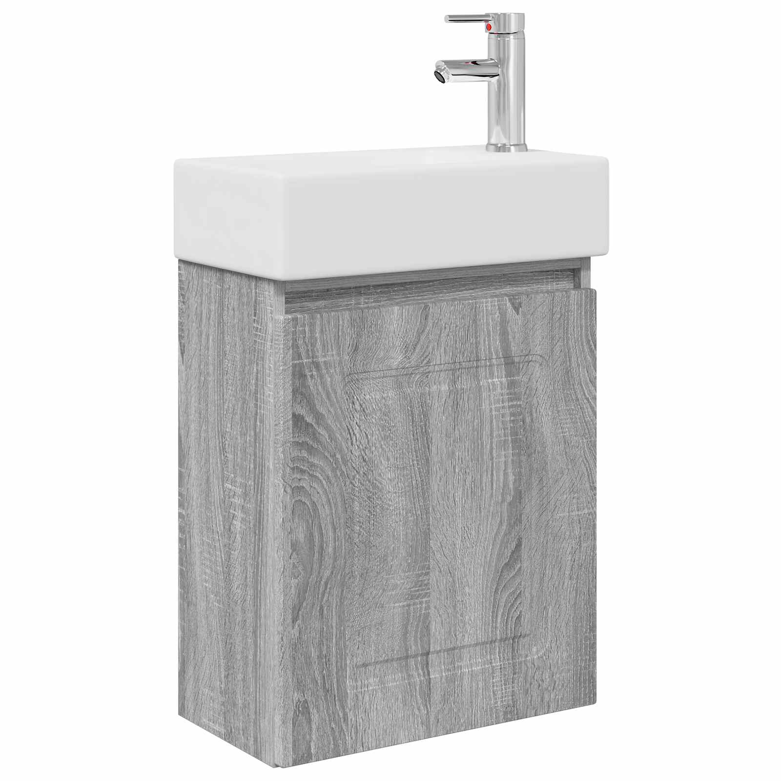 Μονάδα μπάνιου με βρύση Γκρι Sonoma 45,5 x 22,5 x 84 εκ - Pakobazaar