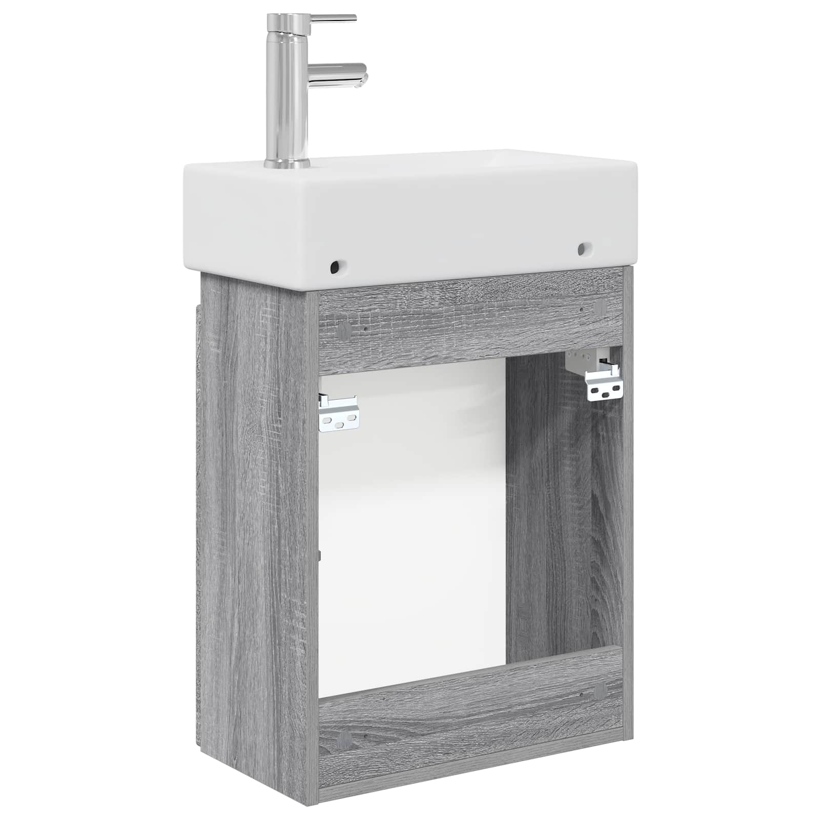 Μονάδα μπάνιου με βρύση Γκρι Sonoma 45,5 x 22,5 x 84 εκ - Pakobazaar