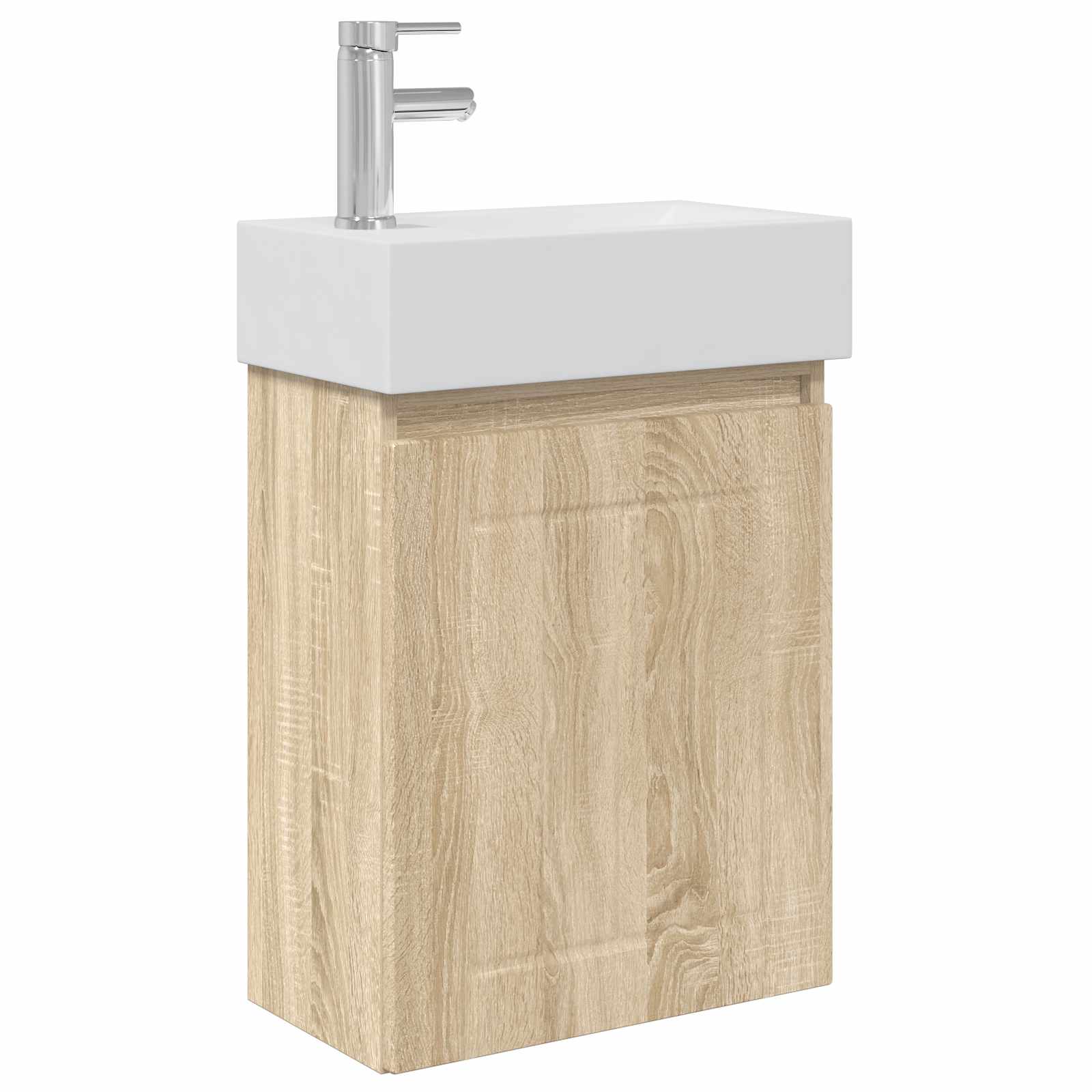 Μονάδα μπάνιου με βρύση Sonoma Δρυς 45,5 x 25,5 x 84 εκ - Pakobazaar