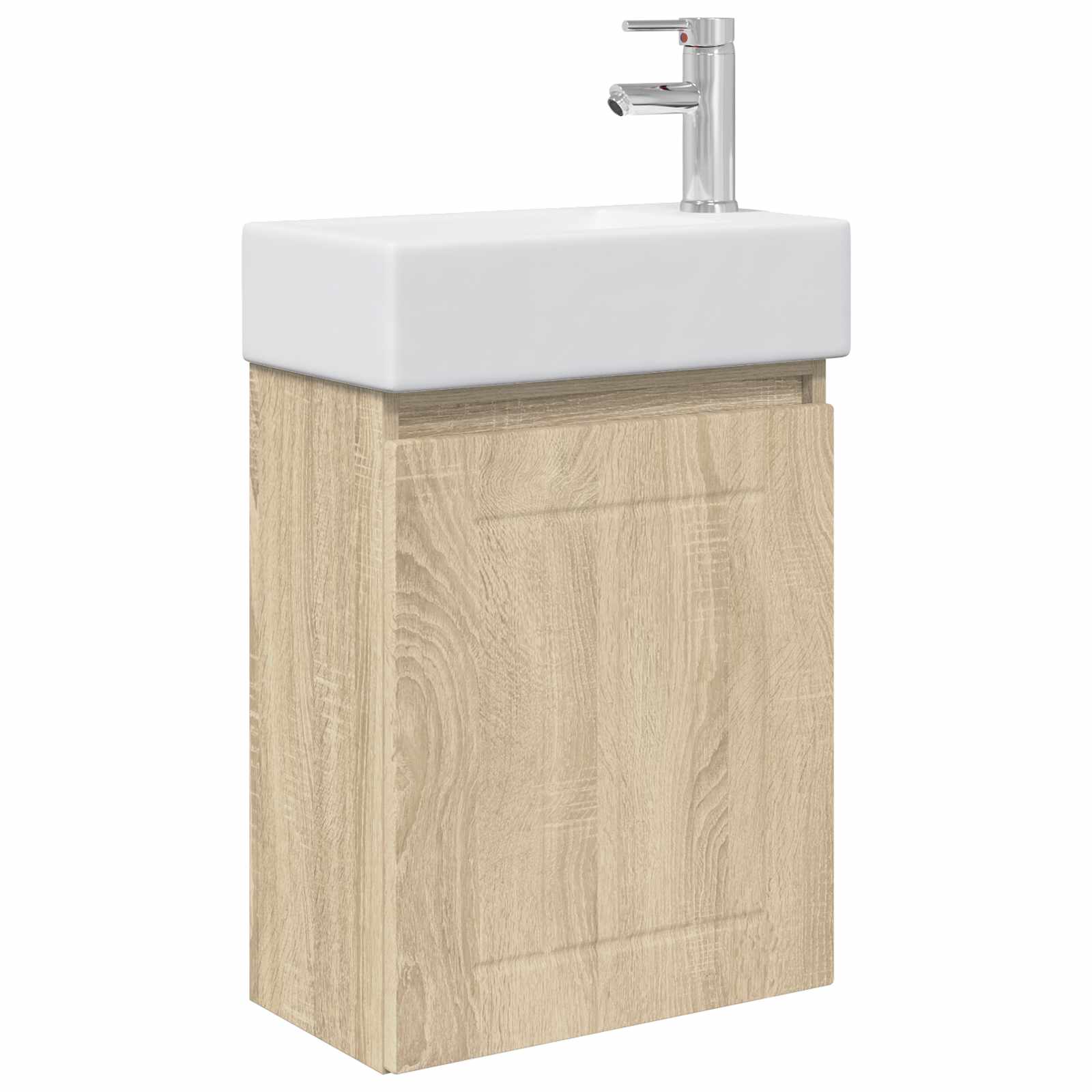 Μονάδα μπάνιου με βρύση Sonoma Δρυς 45,5 x 25,5 x 84 εκ - Pakobazaar