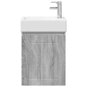 Μονάδα μπάνιου με βρύση Γκρι Sonoma 45,5 x 25,5 x 84 εκ - Pakobazaar