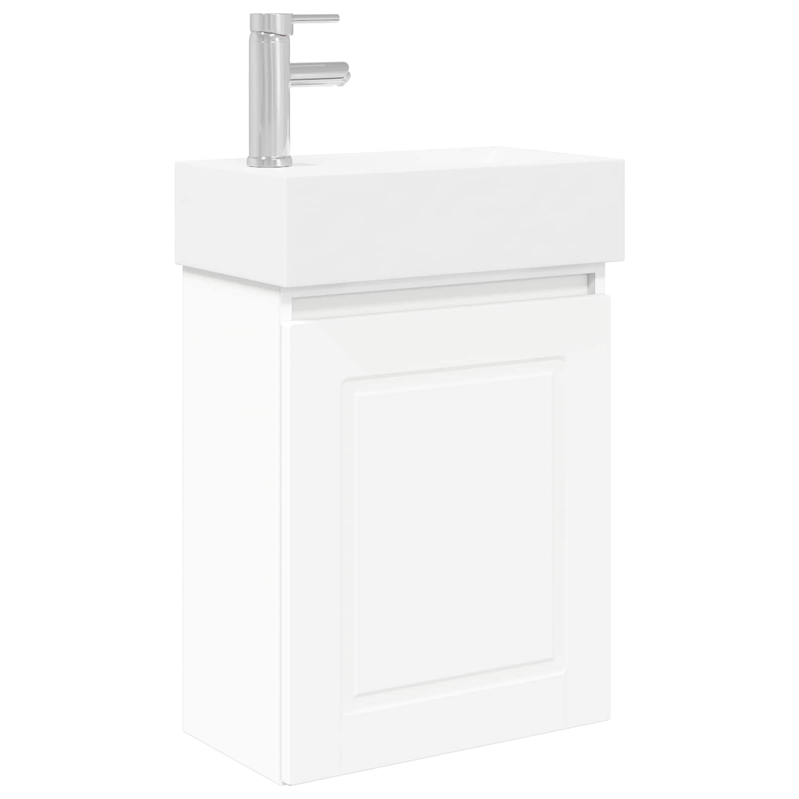 Μονάδα μπάνιου με βρύση Λευκό 45,5 x 22,5 x 84 εκ - Pakobazaar