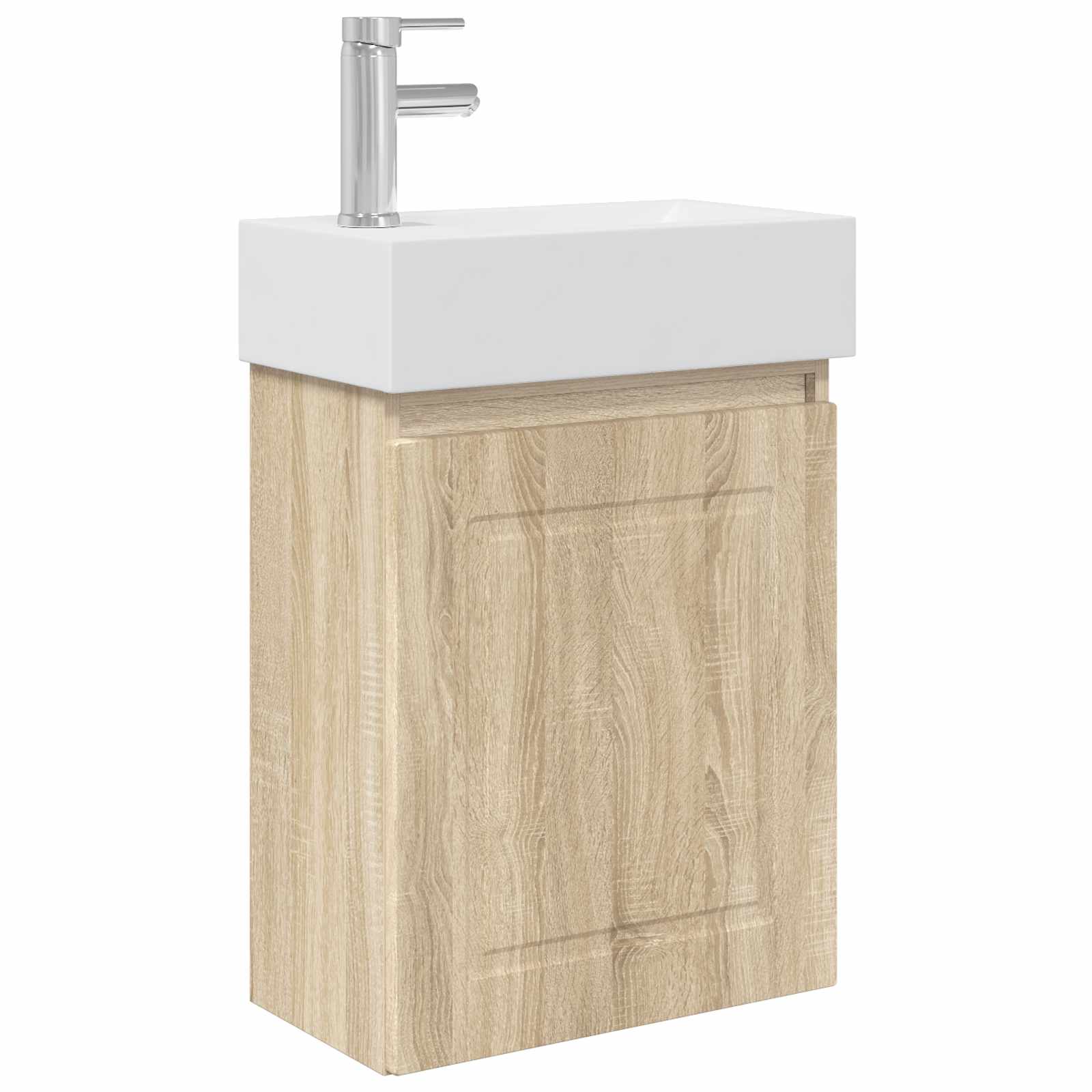 Μονάδα μπάνιου με βρύση Sonoma Δρυς 45,5 x 22,5 x 84 εκ - Pakobazaar