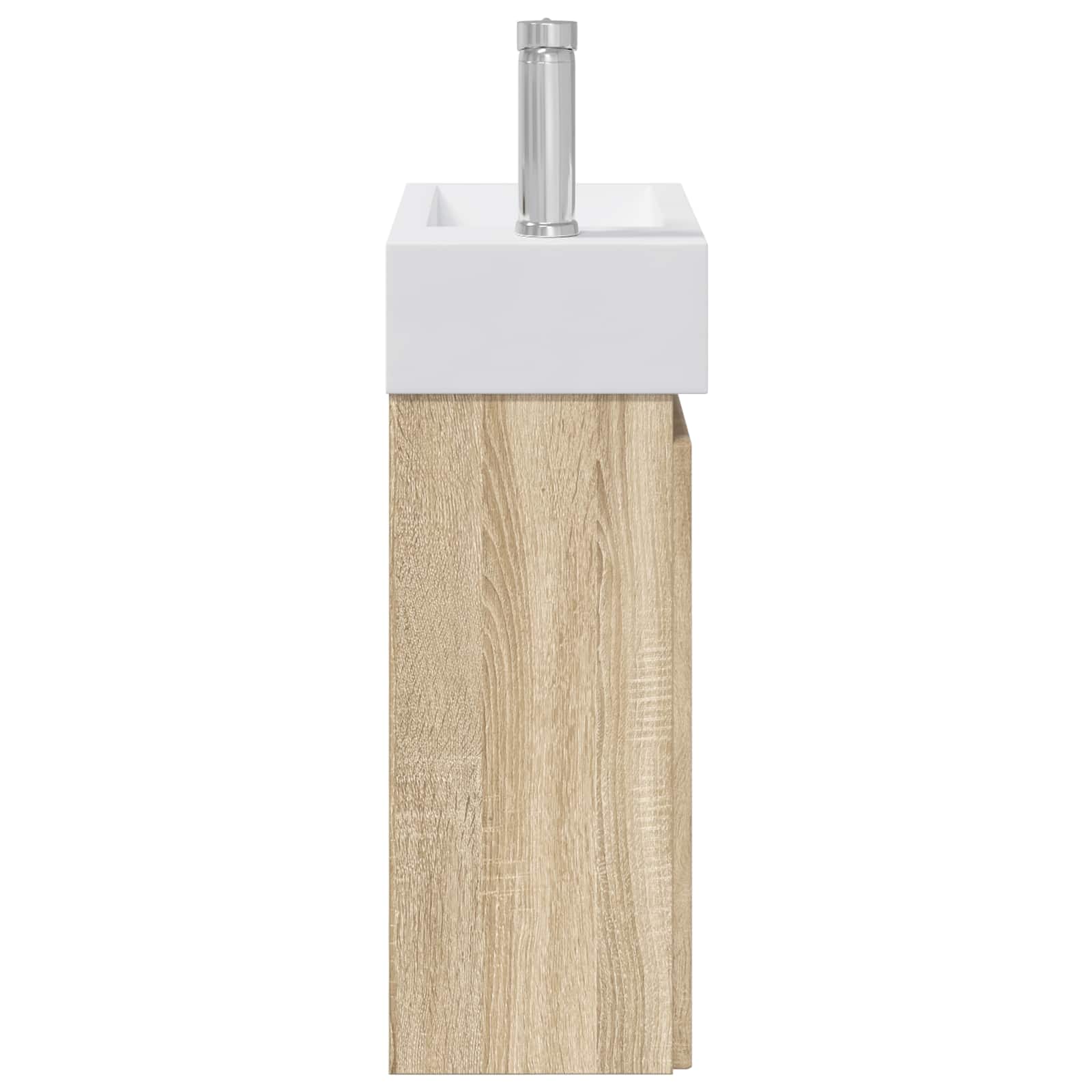 Μονάδα μπάνιου με βρύση Sonoma Δρυς 45,5 x 22,5 x 84 εκ - Pakobazaar