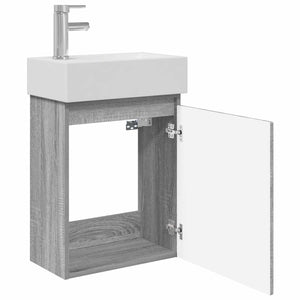 Μονάδα μπάνιου με βρύση Γκρι Sonoma 45,5 x 22,5 x 84 εκ - Pakobazaar