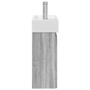 Μονάδα μπάνιου με βρύση Γκρι Sonoma 45,5 x 22,5 x 84 εκ - Pakobazaar