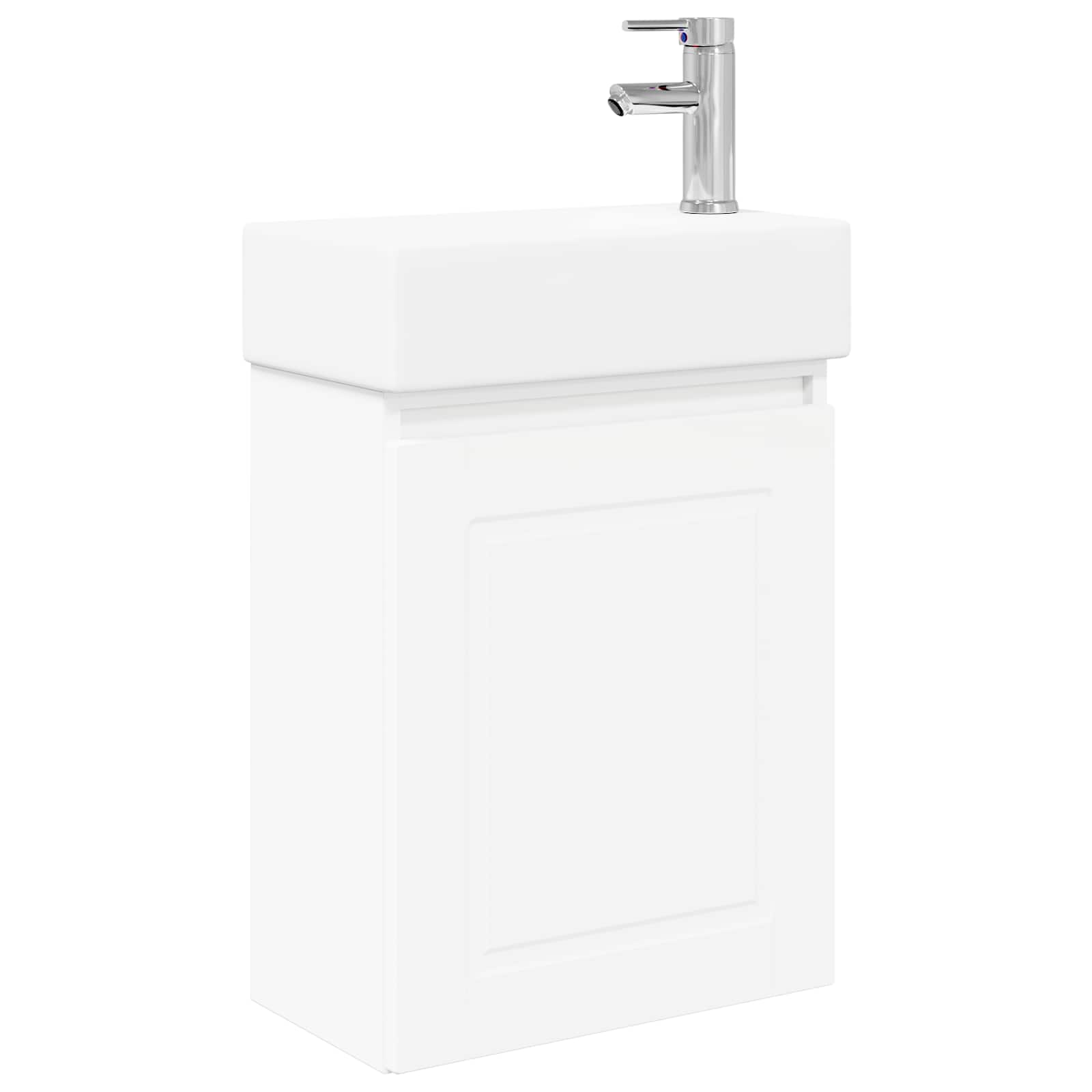 Μονάδα μπάνιου με βρύση Λευκό 45,5 x 22,5 x 84 εκ - Pakobazaar