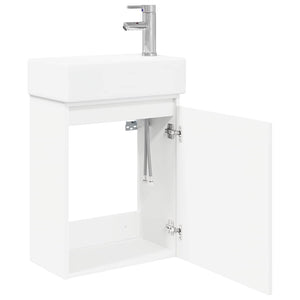 Μονάδα μπάνιου με βρύση Λευκό 45,5 x 22,5 x 84 εκ - Pakobazaar