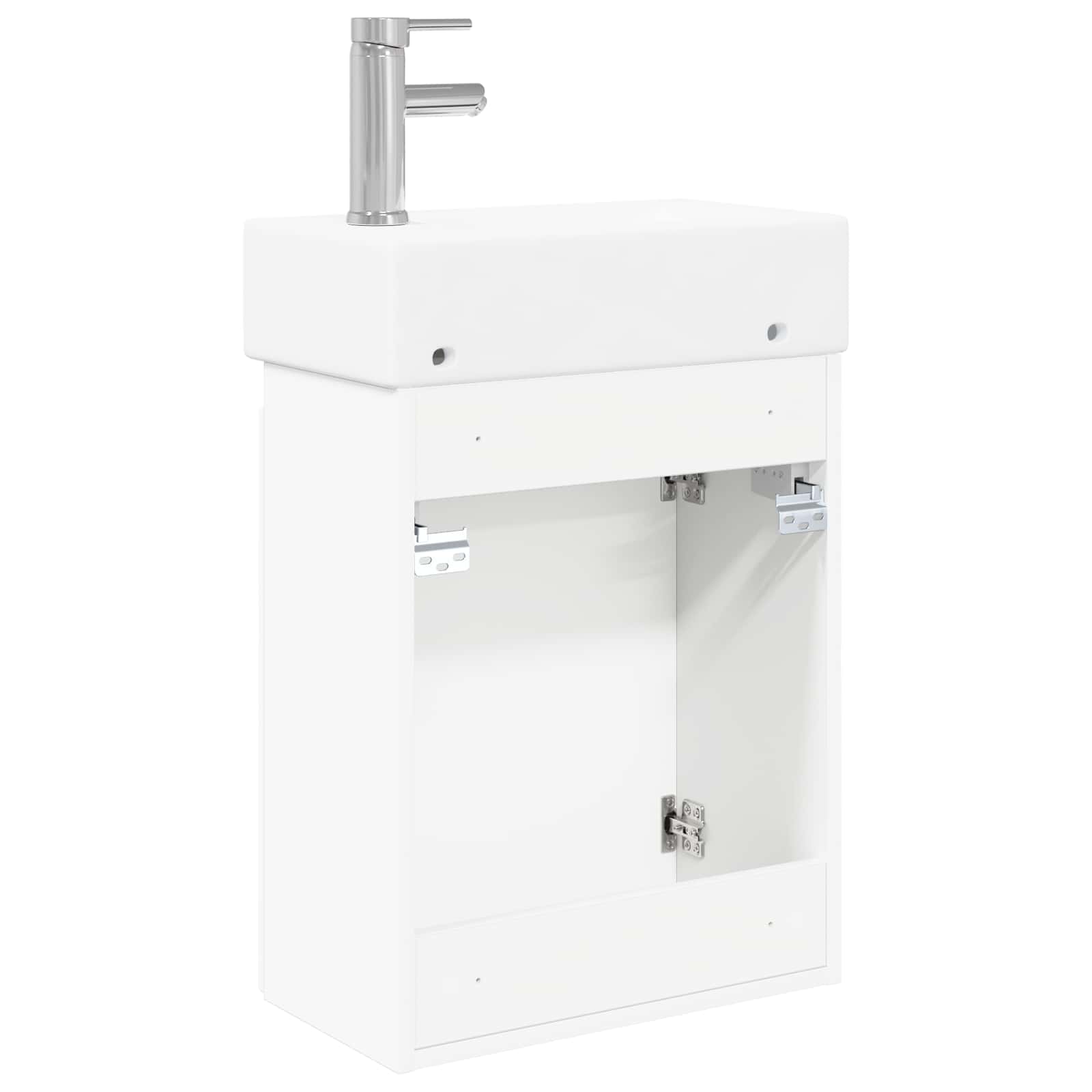 Μονάδα μπάνιου με βρύση Λευκό 45,5 x 22,5 x 84 εκ - Pakobazaar