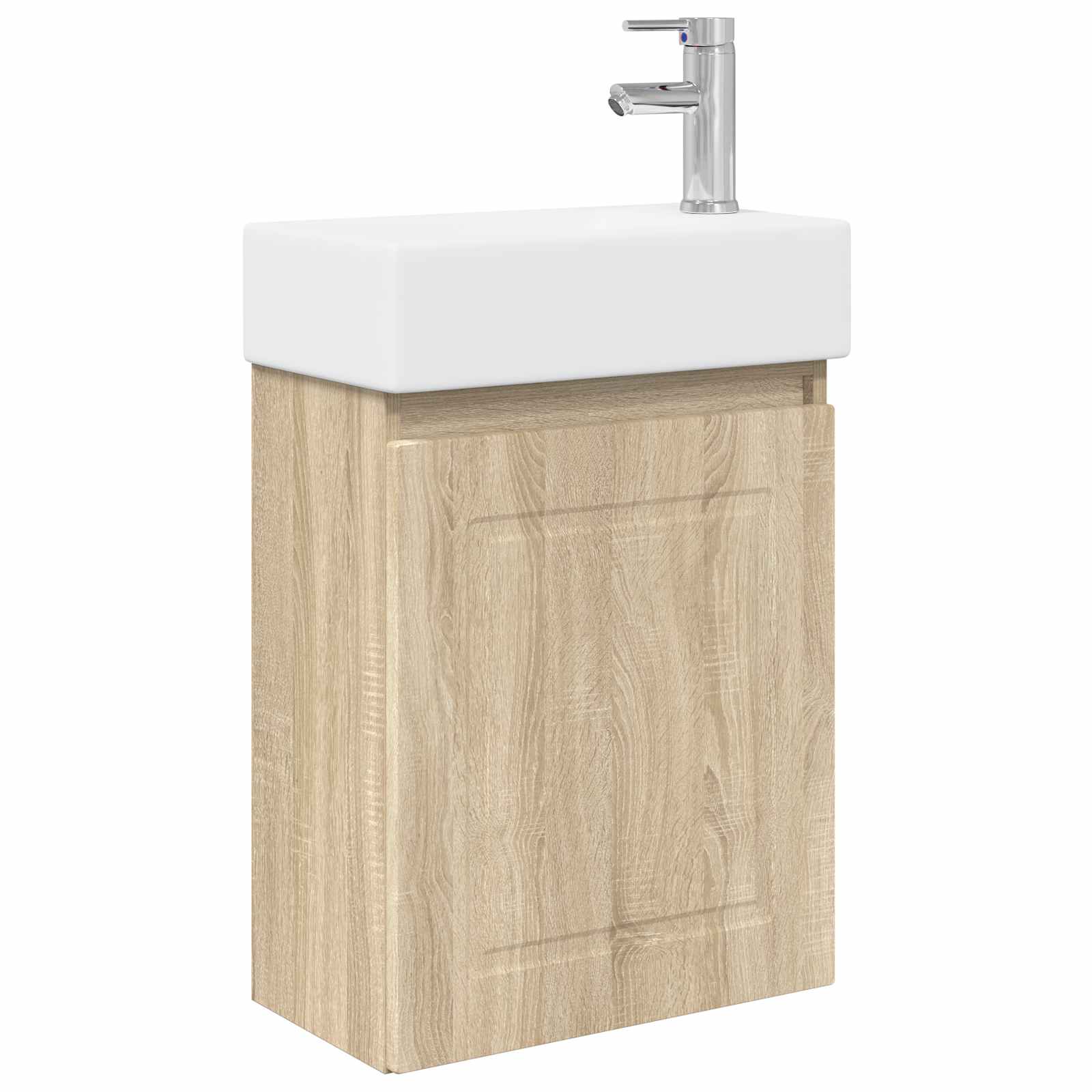 Μονάδα μπάνιου με βρύση Sonoma Δρυς 45,5 x 22,5 x 84 εκ - Pakobazaar