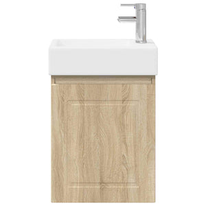 Μονάδα μπάνιου με βρύση Sonoma Δρυς 45,5 x 22,5 x 84 εκ - Pakobazaar