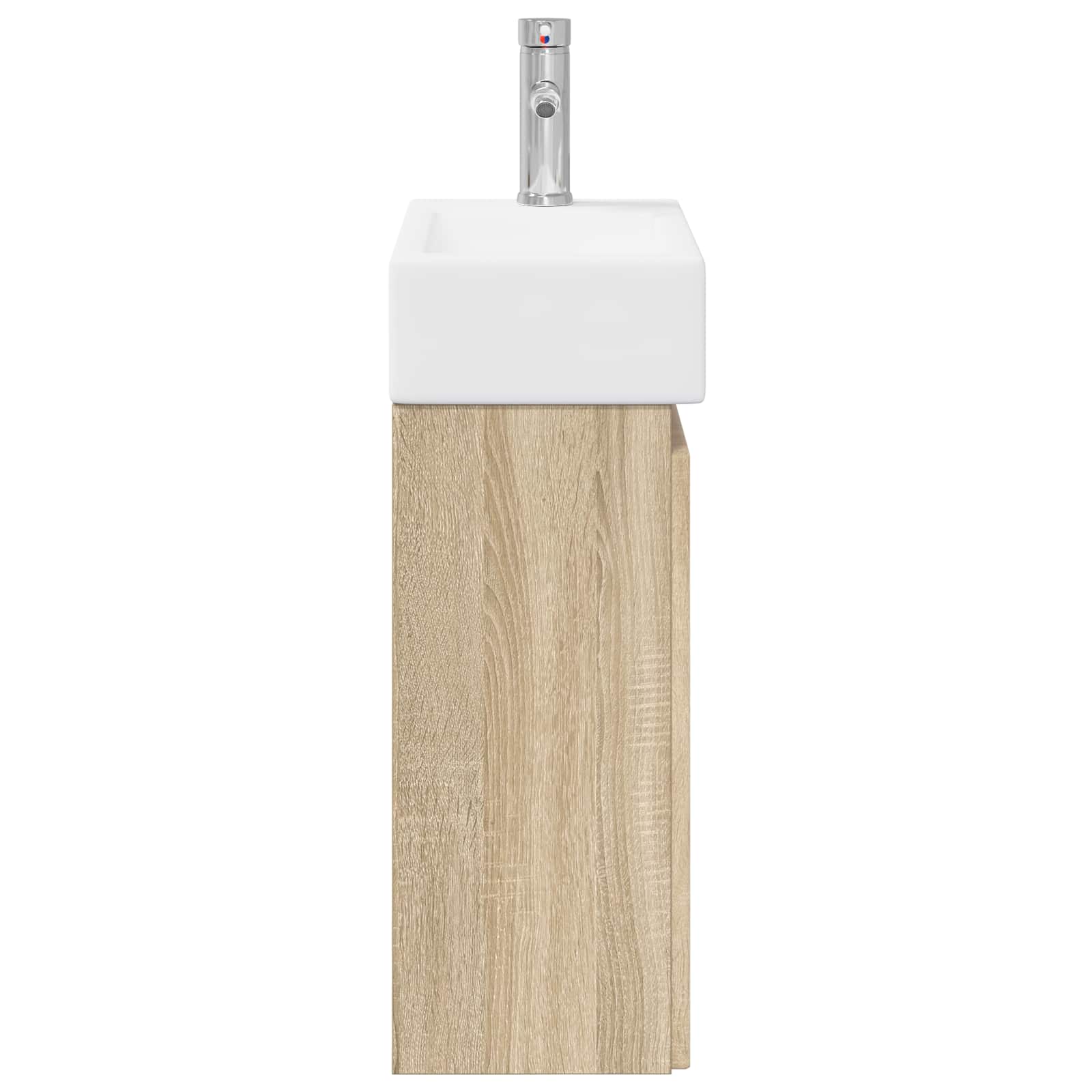 Μονάδα μπάνιου με βρύση Sonoma Δρυς 45,5 x 22,5 x 84 εκ - Pakobazaar