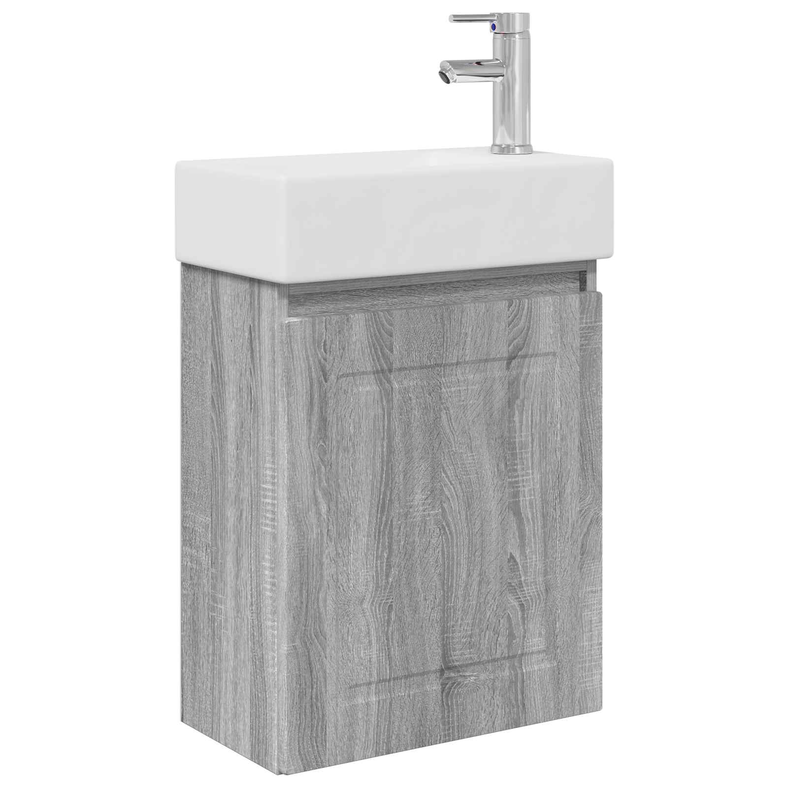 Μονάδα μπάνιου με βρύση Γκρι Sonoma 45,5 x 22,5 x 84 εκ - Pakobazaar