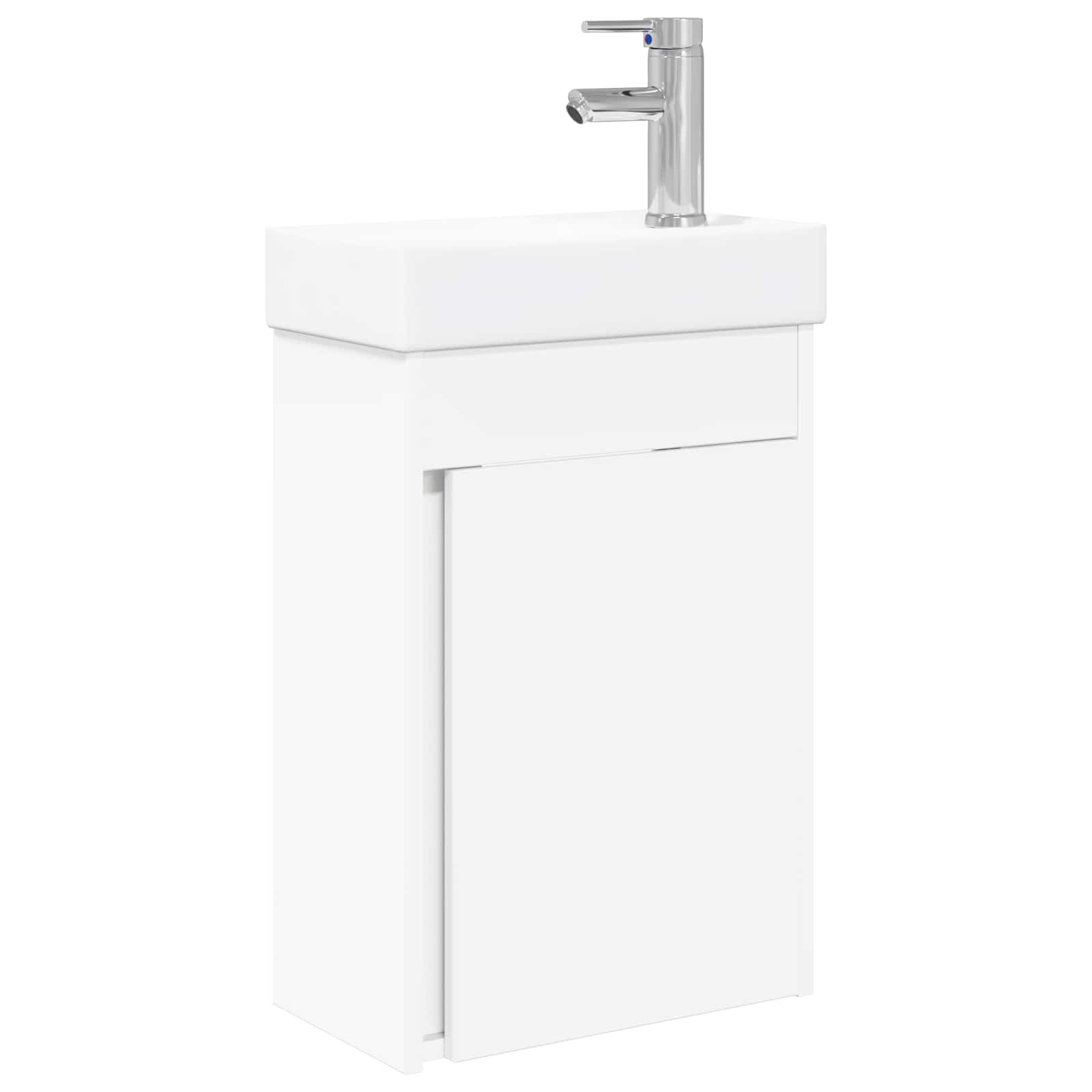 Μονάδα μπάνιου με βρύση Λευκό 40,5 x 22,5 x 62 εκ. - Pakobazaar