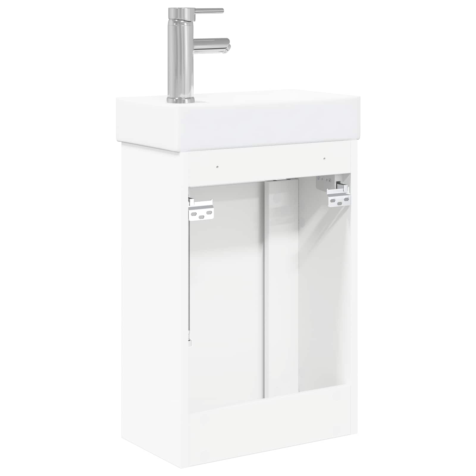 Μονάδα μπάνιου με βρύση Λευκό 40,5 x 22,5 x 62 εκ. - Pakobazaar