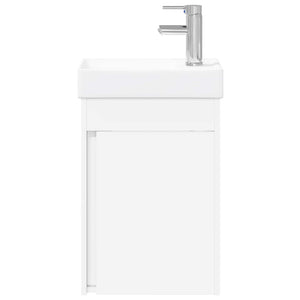 Μονάδα μπάνιου με βρύση Λευκό 40,5 x 22,5 x 62 εκ. - Pakobazaar