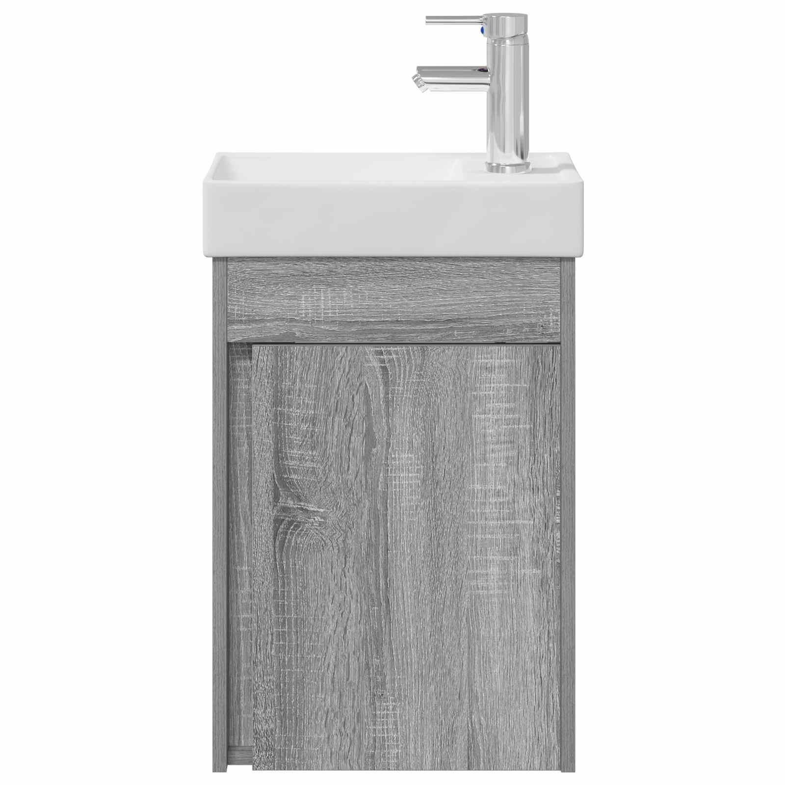 Μονάδα μπάνιου με βρύση Γκρι Sonoma 40,5 x 22,5 x 62 εκ. - Pakobazaar