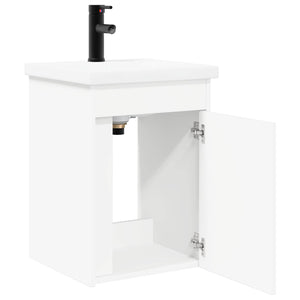 Μπάνια Βανίτσα με Βρύση Λευκός 42 x 40 x 74,5 εκ - Pakobazaar