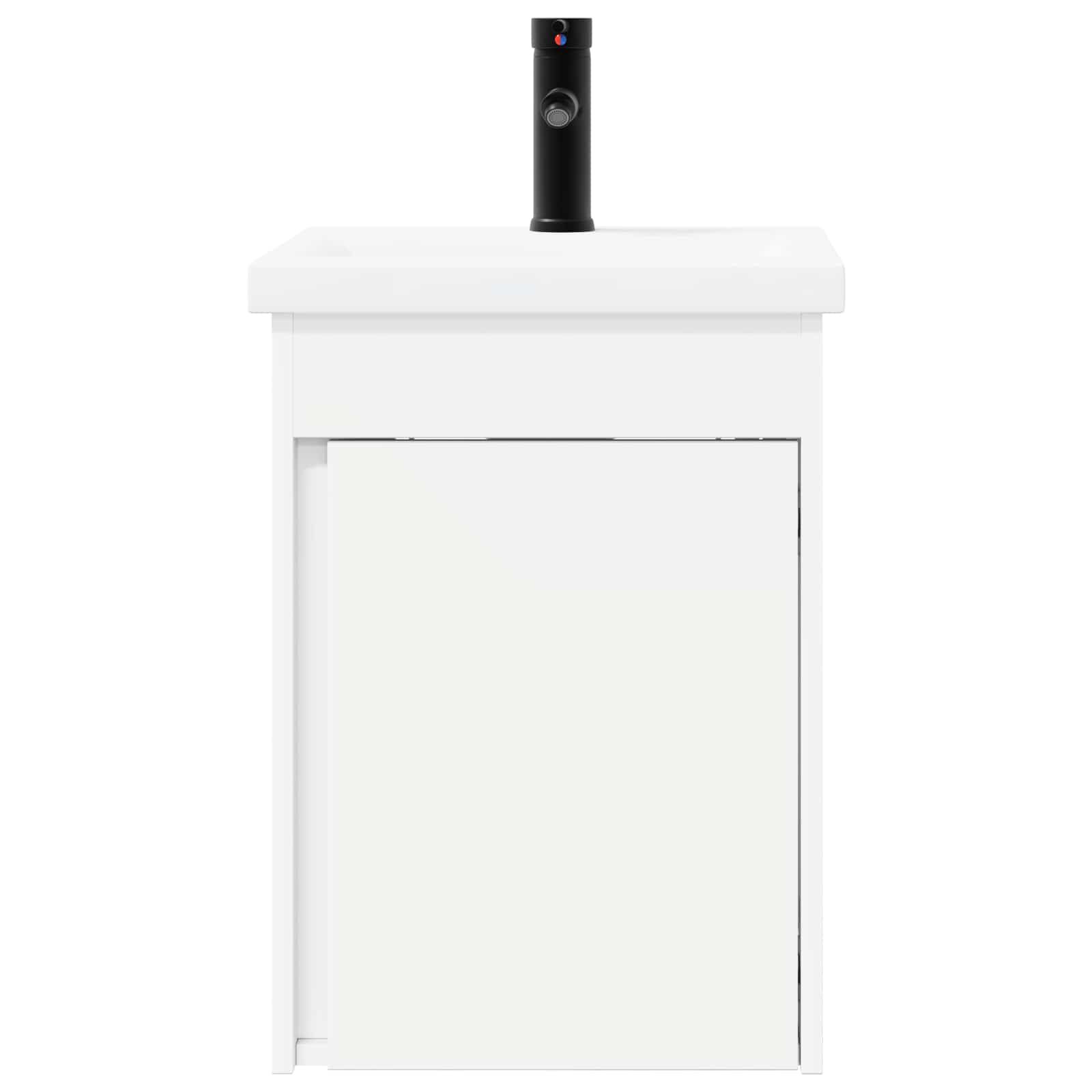 Μπάνια Βανίτσα με Βρύση Λευκός 42 x 40 x 74,5 εκ - Pakobazaar