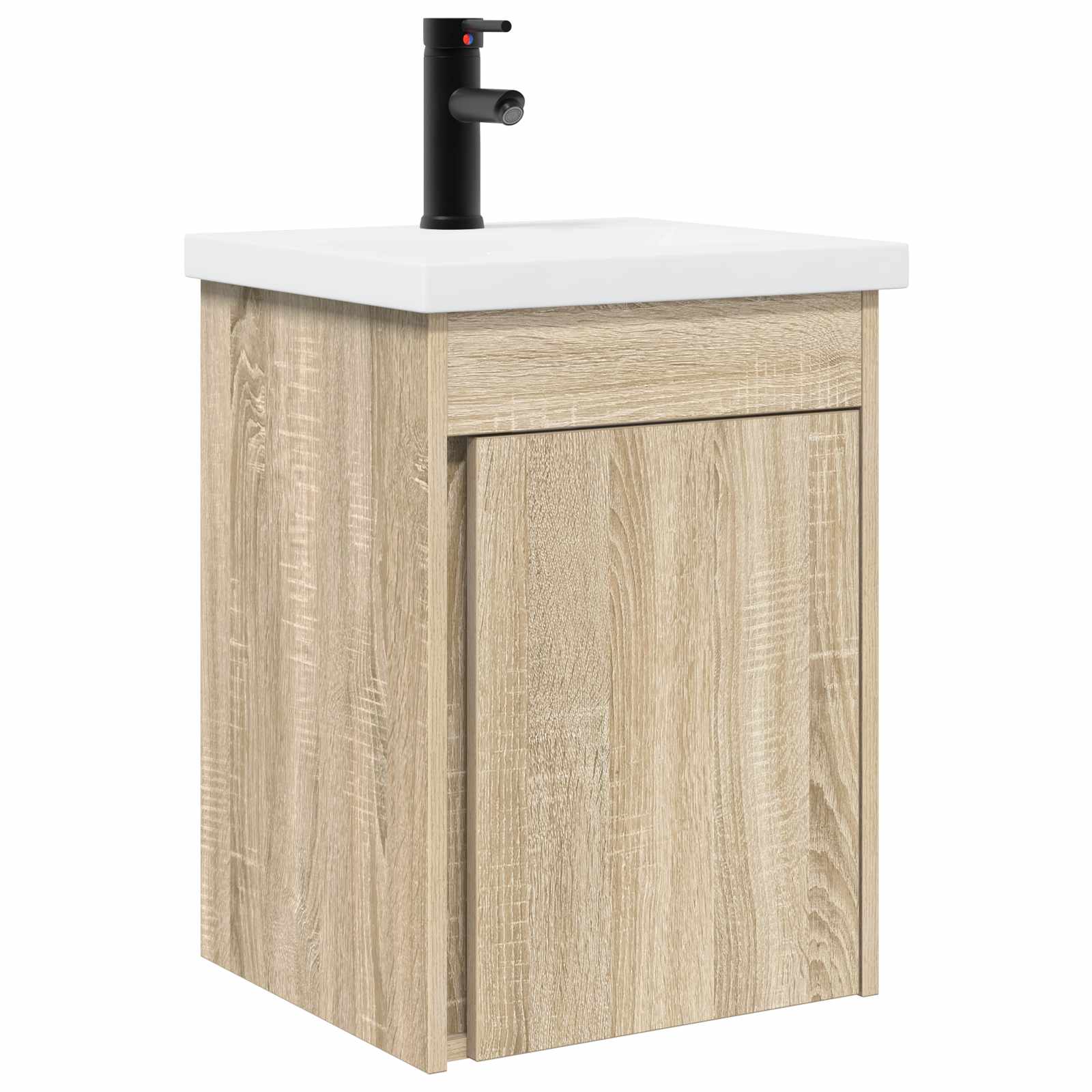 Μονάδα μπάνιου με βρύση Sonoma Δρυς 42 x 40 x 74,5 εκ - Pakobazaar