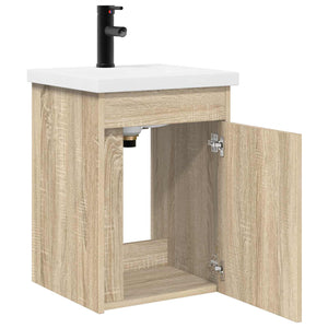 Μονάδα μπάνιου με βρύση Sonoma Δρυς 42 x 40 x 74,5 εκ - Pakobazaar