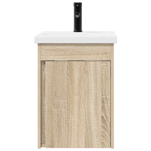 Μονάδα μπάνιου με βρύση Sonoma Δρυς 42 x 40 x 74,5 εκ - Pakobazaar