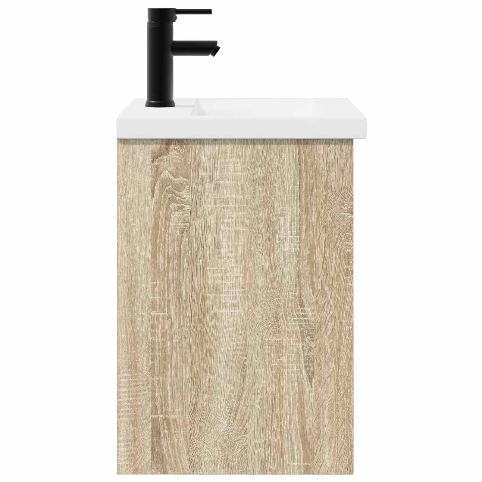 Μονάδα μπάνιου με βρύση Sonoma Δρυς 42 x 40 x 74,5 εκ - Pakobazaar